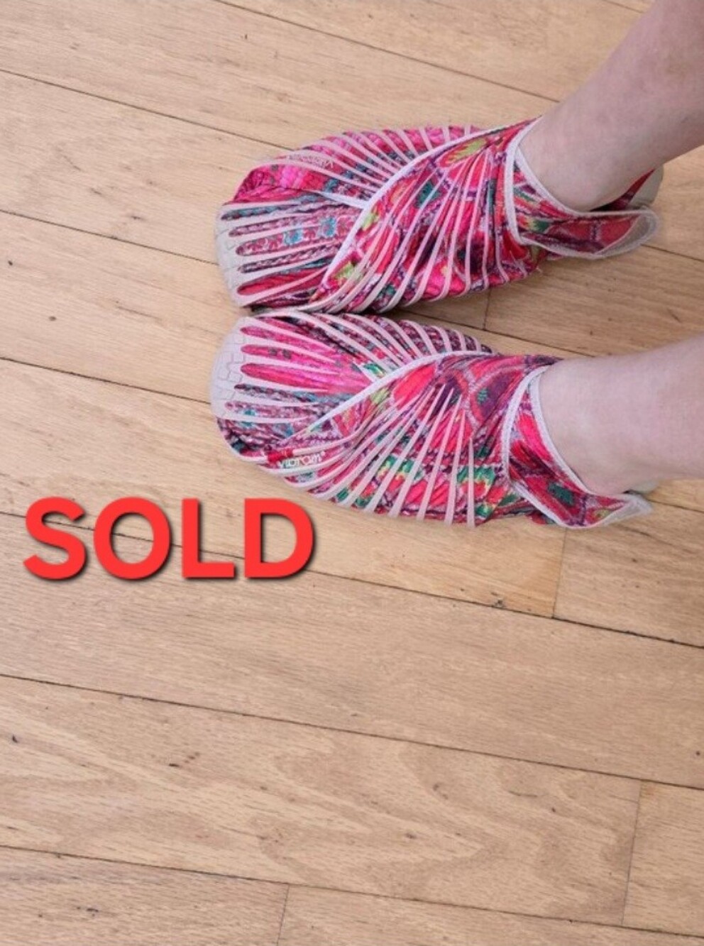 Vibram | Furoshiki pink dopamine print minimalist barefoot shoes | WMS 8